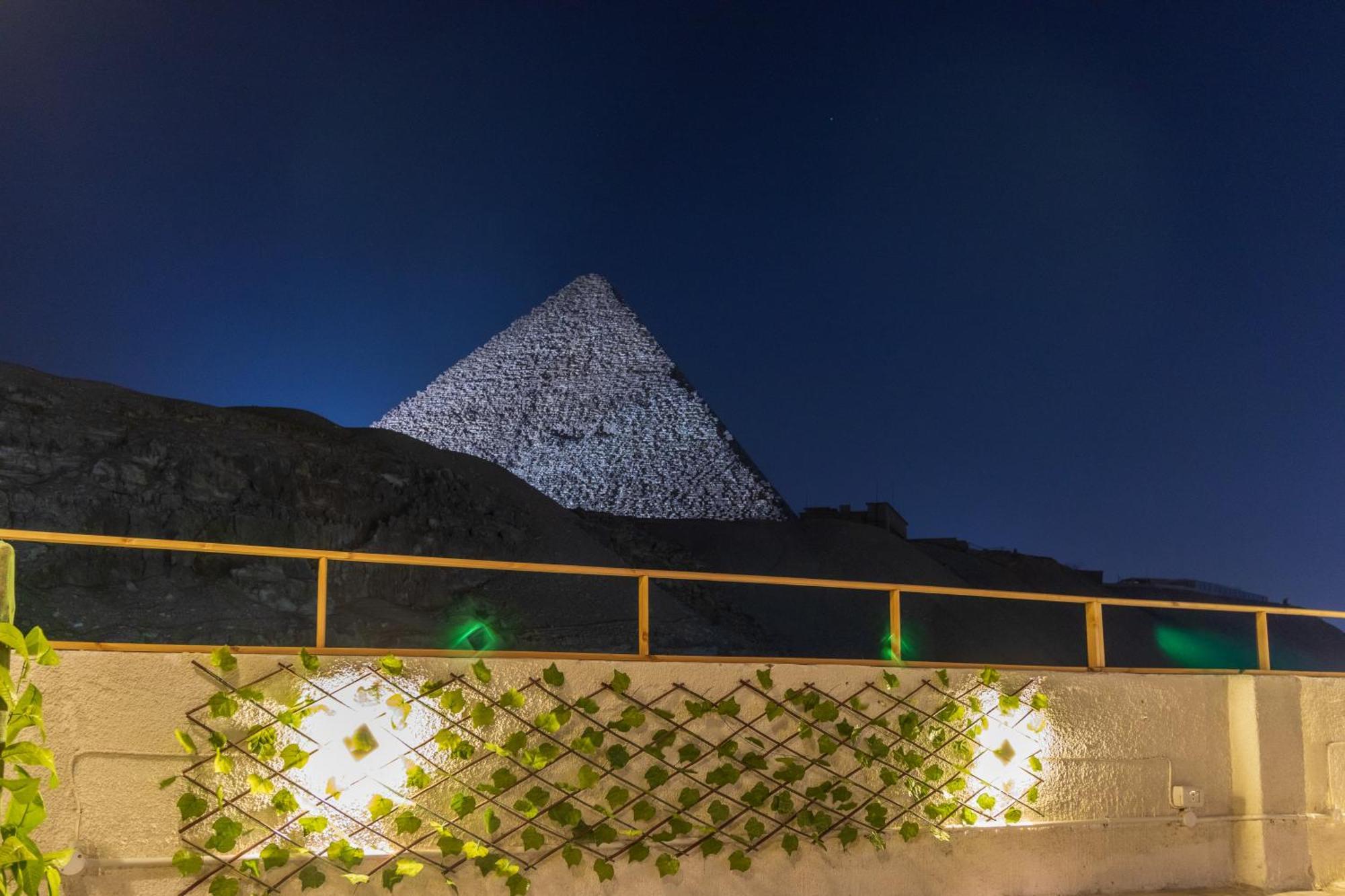 The Grand Pyramids View Hotel Kafret el-Gabal Kültér fotó